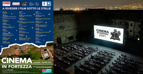 CINEMA IN FORTEZZA 2021 - A riveder i film sotto le stelle a Savona