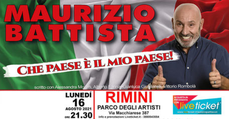 Maurizio Battista "Che paese è il mio paese" a Rimini