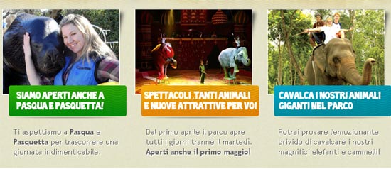 Spettacoli al Safari Park d'Abruzzo